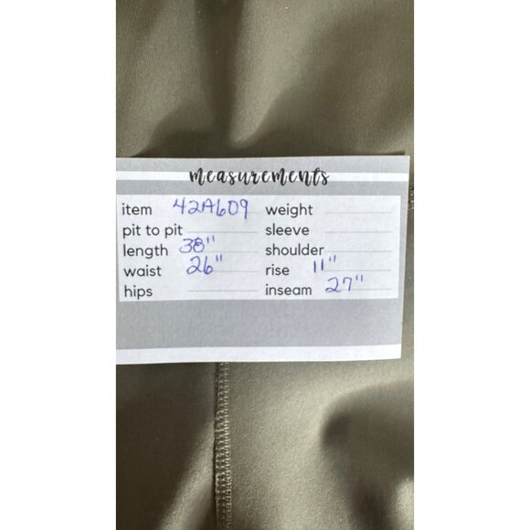 NWT Nike XS Womens Dri-Fit Olive Green High-Waisted Leggings Polyester & Spandex - Picture 6 of 16